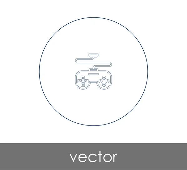 Vector Ilustración Del Icono Del Juego — Vector de stock