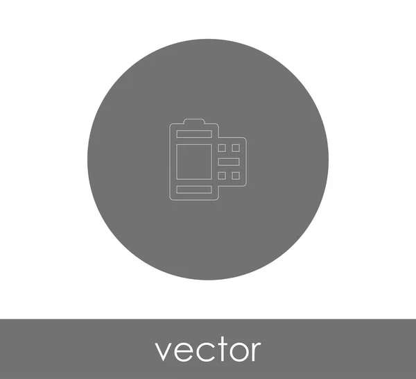 Filmikone Für Webdesign Und Anwendungen — Stockvektor