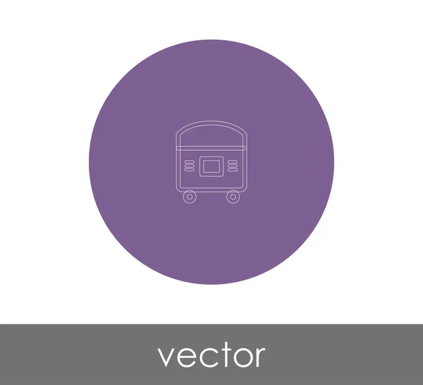 Vector Ilustración Diseño Del Icono Del Ventilador — Vector de stock