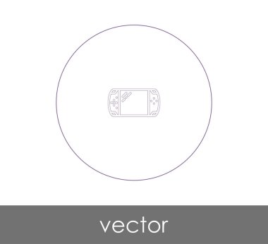 joystick simgesi vektör illüstrasyonu