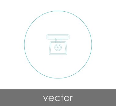 Gıda ölçek simgesi