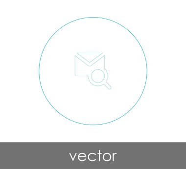 vektör çizim tasarım e-posta yanıt simgesinin