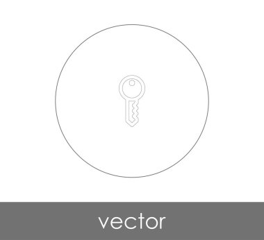 anahtar simge vektör çizim, logo