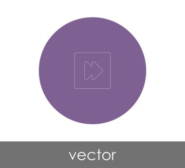 web tasarım ve uygulamaları, vektör çizim için hızlı ileri simgesi 