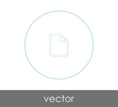 web tasarım ve uygulamaları, vektör çizim için belge simgesi 