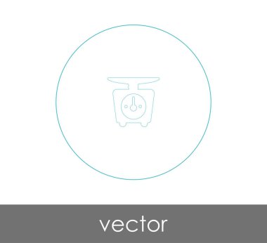 Gıda ölçek simgesi