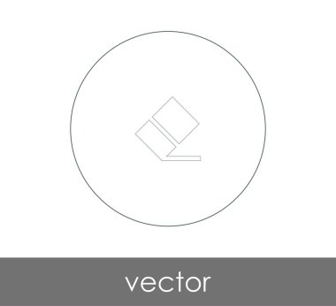 vektör çizim tasarım silgi simgesi