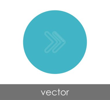 web tasarım ve uygulamaları, vektör çizim için hızlı ileri simgesi 