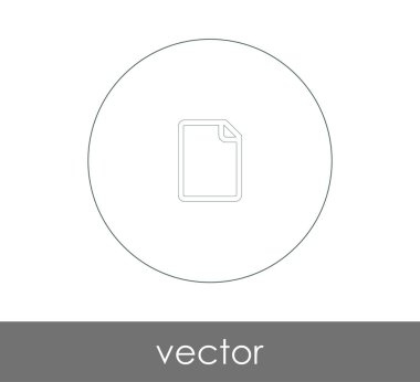 web tasarım ve uygulamaları, vektör çizim için belge simgesi 