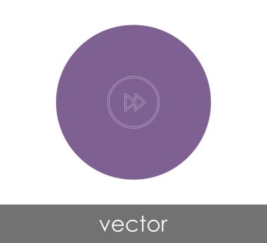 web tasarım ve uygulamaları, vektör çizim için hızlı ileri simgesi 