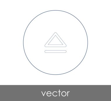 vektör çizim tasarımını çıkarma simgesini