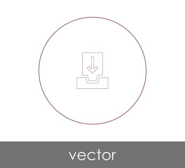 logo, arşiv simge vektör çizim 