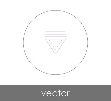 vektör çizim tasarımını çıkarma simgesini