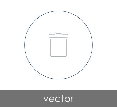 çöp kutusu simgesini