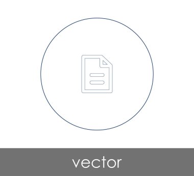web tasarım ve uygulamaları, vektör çizim için belge simgesi 
