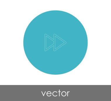 web tasarım ve uygulamaları, vektör çizim için hızlı ileri simgesi 