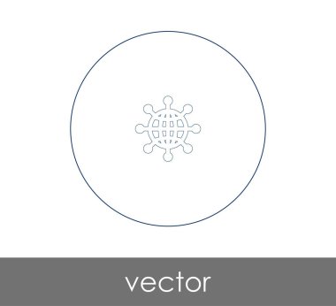 Dünya simgesinin vektör illüstrasyon tasarımı