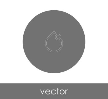 ikon vektör illüstrasyonunu bırak