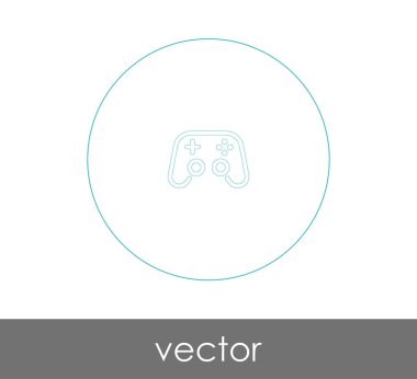 web tasarım ve uygulamalar için oyun çubuğu simgesi