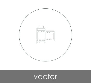 web tasarım ve uygulamalar için film simgesi