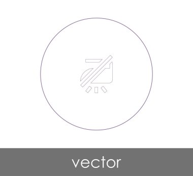 Demir ikon vektör illüstrasyonu