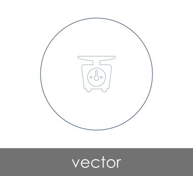 Gıda ölçek simgesi