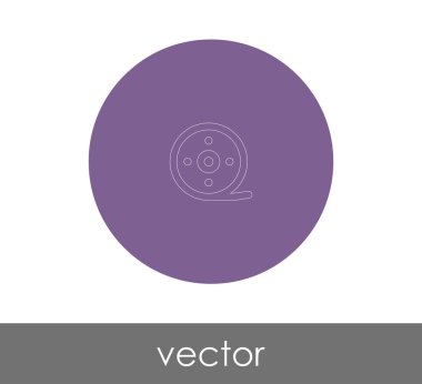 web tasarım ve uygulamaları, vektör çizim için film simgesi 