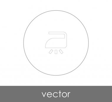 demir simge vektör çizim. logo