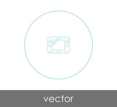 joystick simgesi vektör illüstrasyonu