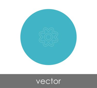 web tasarım ve uygulamalar için çiçek simgesi