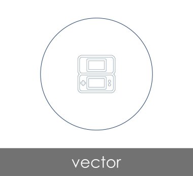 joystick simgesi vektör illüstrasyonu