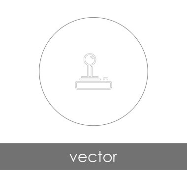 oyun çubuğu simge vektör çizim, logo