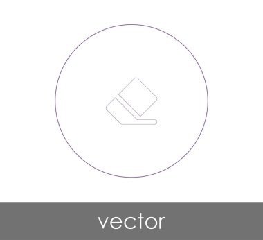 vektör çizim tasarım silgi simgesi