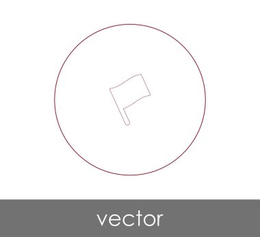 web tasarım ve uygulamaları, vektör çizim için bayrak simgesi