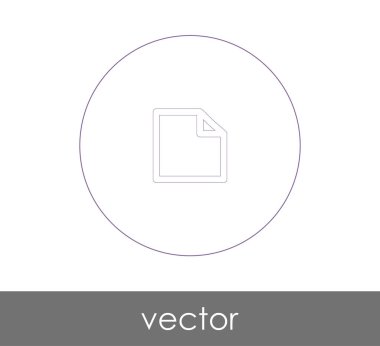 web tasarım ve uygulamaları, vektör çizim için belge simgesi 