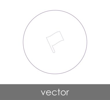 web tasarım ve uygulamaları, vektör çizim için bayrak simgesi