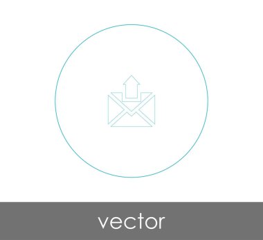 web tasarım ve uygulamalar için zarf simgesi