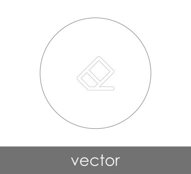 vektör çizim tasarım silgi simgesi