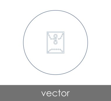 zarf simgesi vektör illüstrasyonu