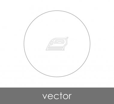 demir simge vektör çizim. logo