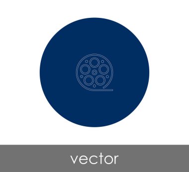 web tasarım ve uygulamaları, vektör çizim için film simgesi 