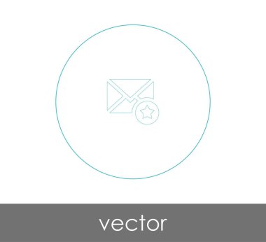 web tasarım ve uygulamalar için zarf simgesi