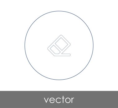 vektör çizim tasarım silgi simgesi