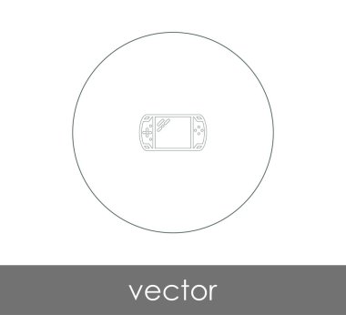 joystick simgesi vektör illüstrasyonu