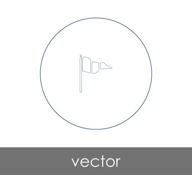 web tasarım ve uygulamaları, vektör çizim için bayrak simgesi