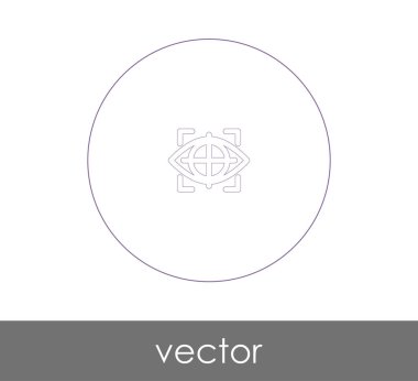 göz grafik simgesini, vektör çizim