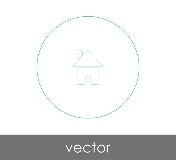 Ícone Home Para Web Design Aplicações — Vetor de Stock