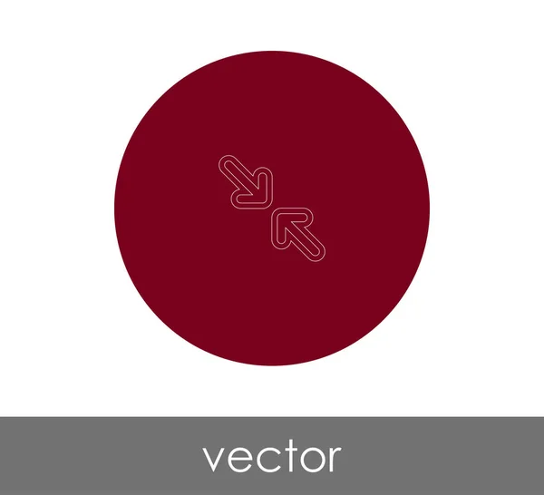 Pfeil Symbol Für Webdesign Und Anwendungen — Stockvektor
