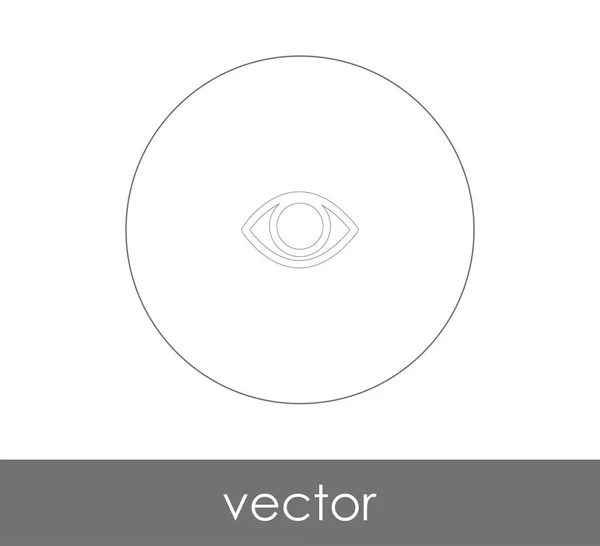 Ikon Grafik Mata Ilustrasi Vektor - Stok Vektor
