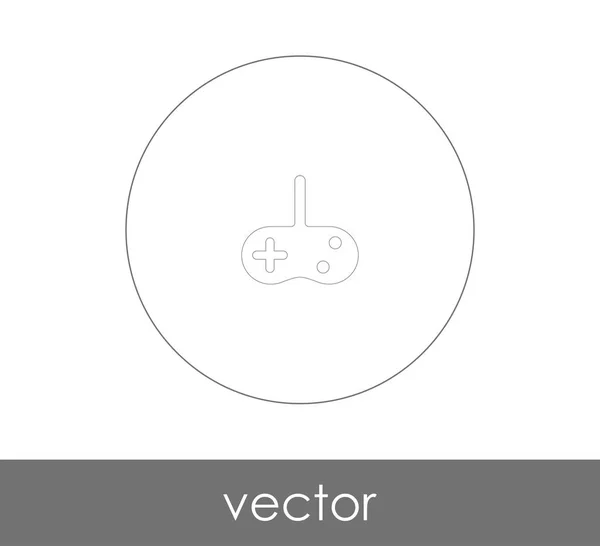 Ikonu Joystick Pro Webdesign Aplikace — Stockový vektor